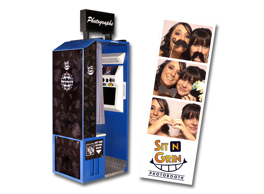 lassic Photo Booth with Photo Strip